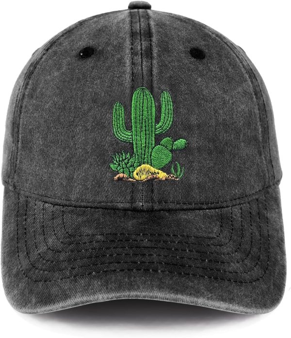 Cherry Embroidered Hat Cherries Cool Baseball Caps Cotton Dad Adjustable Cactus Hat for Men Women